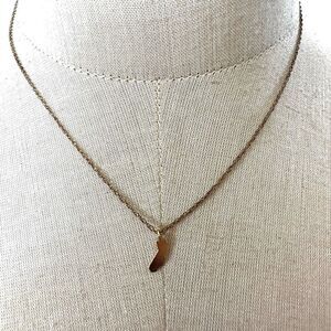 Kris Nations California  gold filled  pendant necklace